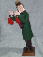 SIMPICH CHARACTER DOLL MAN  CAROLER VINTAGE CHRISTMAS picture