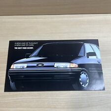 1991 Ford Escort Mailer Sales Brochure picture