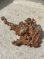 Natural Native Copper Ore Specimen- Beautiful 4” Raw Michigan Copper Crystal picture