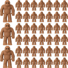 50 Pcs Mini Bigfoot Figurine Bulk Little Sasquatch Figures Big Foot Toys for Hid picture