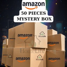 50 PCS -  AMAZON MYSTERY BOXES LIQUIDATION BRAND NEW (( LARGE BOX )) picture