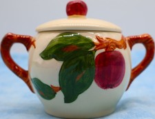 Vintage Franciscan Apple 8 Oz Covered Sugar Bowl USA California picture