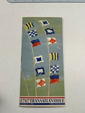 Ship Ephemera Cie Gel Transatlantique French Line List of Passengers 1959 picture