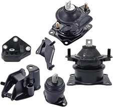 Juego de 6 soportes para motor y transmisión compatibles con Honda picture
