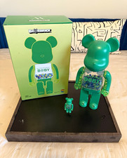 BE@RBRICK My First B@BY Green/Clear 100%/400% 2pc Figure Set w/ Box picture