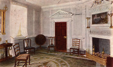 c1926 West Parlor Mount Vernon, VA Nice Cancellation Msg 2c VINTAGE Postcard picture