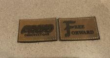 Forward Observations Group Bald Bros Patch Lot Free FRWD News RARE Patches picture