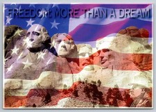 Vintage Postcard Mount Rushmore SD Late National Monument picture