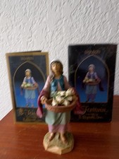 Fontanini By Roman 5” Figures SHARON Nativity Figurine Flower Basket And Flowers picture