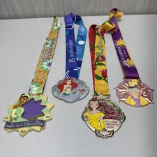 Disney Princess Half Marathon, 10K, 5K and Challenge Medals 2021 Lot picture