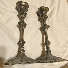 Beautiful Pairpoint Victorian era Silverplate Candlesticks picture