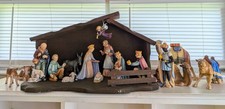 RARE Hummel Jumbo Nativity Set Pieces With Crèche Manger picture
