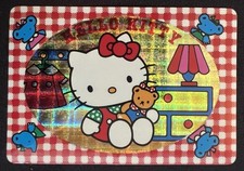 1992 BANPRESTO-SANRIO HELLO KITTY *VINTAGE PRISM* CARD BANDAI-CARDDASS ERA RARE picture
