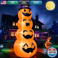 TURNMEON 12 FT Pumpkins Halloween Inflatable Outdoor Decor picture