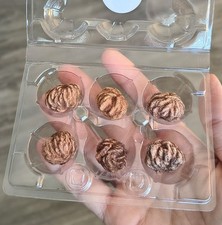Oklahoma Rose Rocks - Mini Carton Of 6 Natural Barite Rose Crystals picture