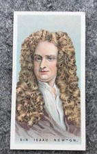 1925 John Player Cigarettes #35 Sir Isaac Newton Scientist picture