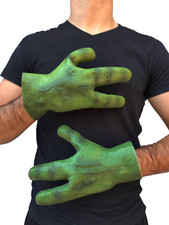 Ghoulish Productions Green Alien Hands Halloween Costume Cosplay picture