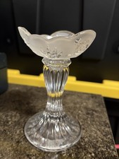 Oneida Southern Garden Candlestick Crystal Candle Holders Vintage picture