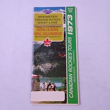 Canadian Rockies Tours Independent Itineraries 1973 Travel Brochure Vintage picture