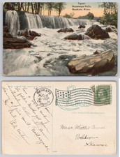 1911 Upper Minneopa Falls Mankato Minnesota Vintage Postcard Waterfall picture