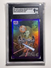 2022 Topps Star Wars Galaxy - The Skywalker Legacy #51 Purple Ref /25 SGC 9 picture