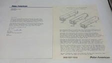 Vintage Polar-American 3-in-1 Semi Trailer Sales Brochure Hopper Tank Van Letter picture