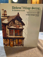 Department 56 Dickens' Village Ebenezer Scrooge's House Illuminated Porcelain picture