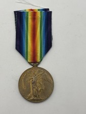 WW1 US Victory Medal Pin Military Great War For Civilization Winged Angel Ribbon picture
