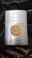 Ultra Rare Vintage 1970 Zippo Vietnam President Nguyen Van Thieu - See Notes picture