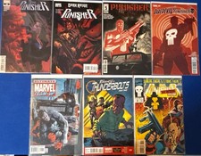 Mixed Lot Of 7 Punisher Comics (1980’s-2020) NM Bendis Ennis Daredevil Spiderman picture
