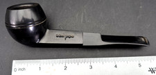 Vintage THE PIPE Black Tobacco Smoking Pipe   picture