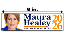 Maura Healey Governor 2026 Bumper Sticker Decal Democrat Political Massachusetts picture