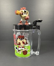 Vintage 1990s Looney Tunes Talking Taz Sports Mug TAZ LIKES SPORTS  picture