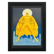 ULTRA RARE 1997 Batman The Golden Knight Signed Bob Kane Lithograph #144/500 picture