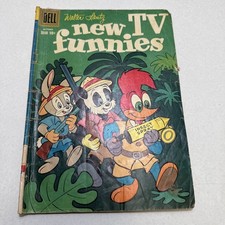 DELL: NEW FUNNIES #260, CHILLY WILLY/CHARLIE CHICKEN/ANDY PANDA/WOODY, 1958,  picture