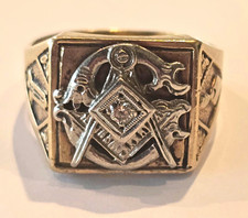 Vintage 10K Gold Masonic 