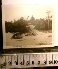 1935 LITTLE FALLS, NEW YORK- MADISON COUNTY CONSTRUCTION - BATCHING PLANT PHOTOS picture