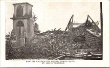 Postcard Tornado Damaged Church in St Louis, Missouri - 9-29-1927 - #3 picture
