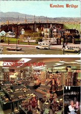 2~4X6 Postcards Lake Havasu City, AZ Arizona LONDON BRIDGE & CANDLE FACTORY picture
