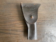 Original WWII US Army M1916 Colt Warren Goods Co. Leather Gun Holster WW2 picture