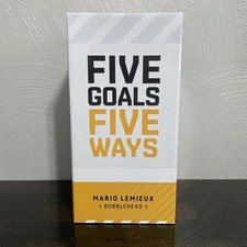 Mario Lemieux Foundation 5 Goals / 5 Ways Pittsburgh Penguins Bobble Head New picture