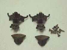 Antique Complete Set of Feet for Ingraham Black Mantle Clock parts repair I picture