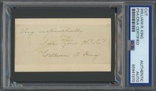 Vice President WILLIAM R. KING (1786-1853) autograph cut | Signed PSA/DNA cert picture