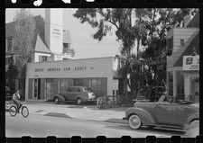 North Hollywood CA 1930s British American Film Agency storefront cars picture