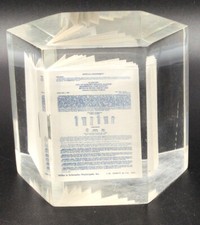 Vintage Fairview Illinois Charles Gardens Project Paperweight Revenue Bond 1985  picture