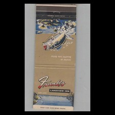 Matchbook Cover Frank's Lakeview Inn Northeast Of Killeen TX picture