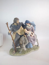 New Classic Treasures Porcelain Escape To Egypt Mary Joseph Baby Jesus 11