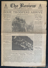 1937 BRIGADIER 1 STAR GENERAL GEORGE MARSHALL Vancouver CCC Newspaper VERY RARE picture