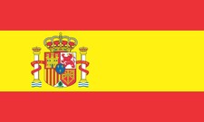 5in x 3in Spain Flag Magnet Vinyl Spanish Country Vehicle Flag Bumper Magnet picture