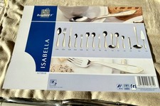 Vintage BergHOFF ISABELLA 18/10 Stainless Steel 72pc Flatware Set in Case. NEW picture